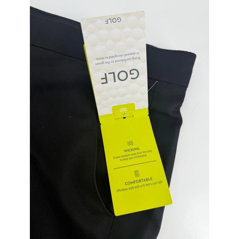 Tek Gear Mens‎ Big & Tall Golf Woven Pants Mineral Black 50x32 NEW